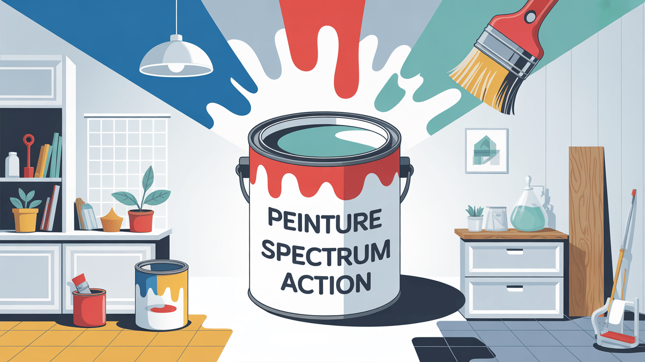 peinture spectrum action avis pot illustration bricolage