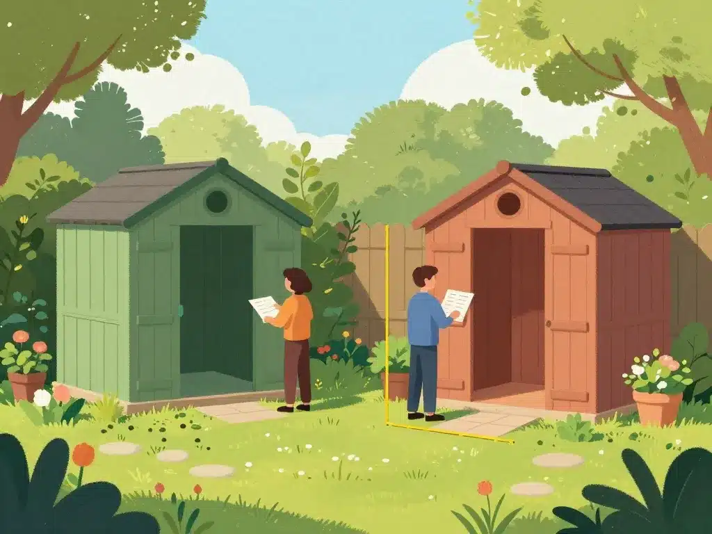 peut on mettre 2 abris de jardin de 5m2 cas pratiques installation