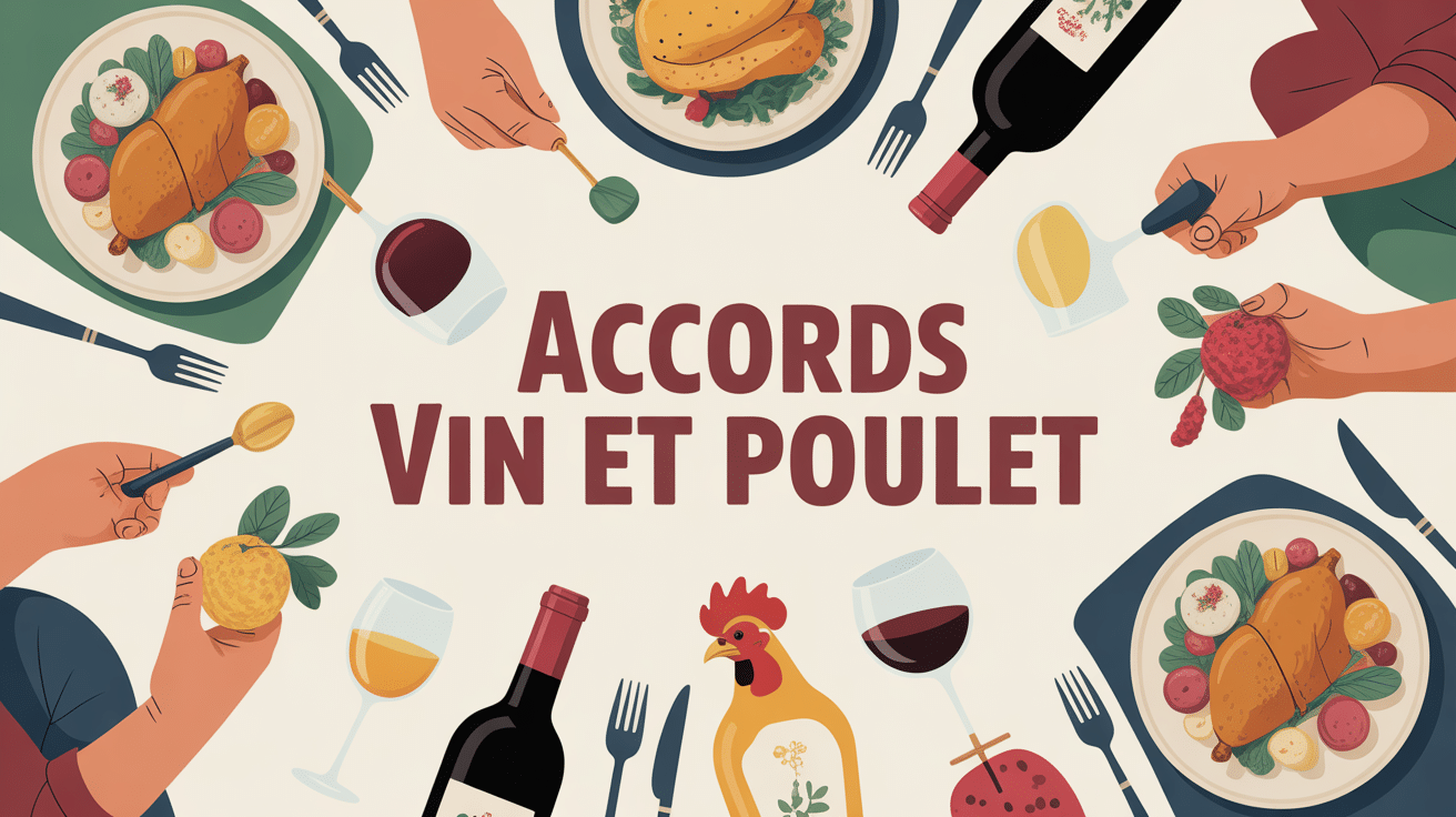 Quel vin avec du poulet illustration accords parfaits