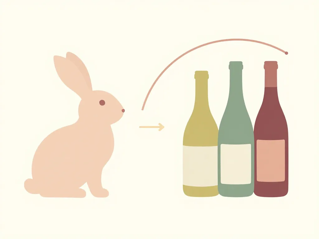 Diagramme accords quel vin avec le lapin viande