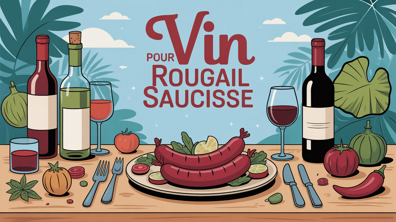 Quel vin avec rougail saucisse, ambiance table conviviale