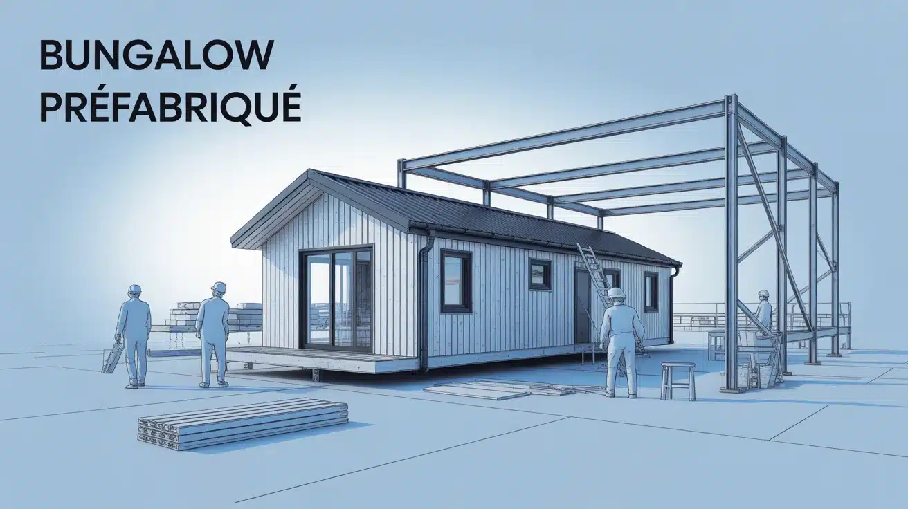 bungalow préfabriqué éléments techniques