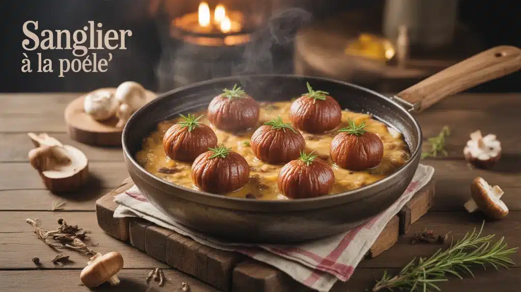 comment faire cuire du sanglier à la poêle, viande dorée en poêle