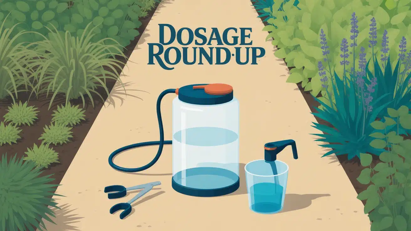 dosage roundup pulvérisateur jardin