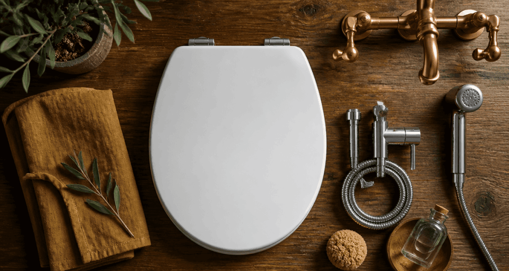 bidet toilet bidet kit sur abattant wc contemporain