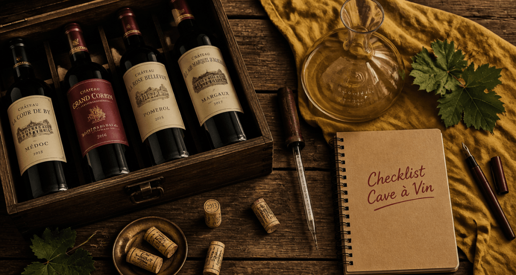 Cave a vin comment choisir accessoires checklist