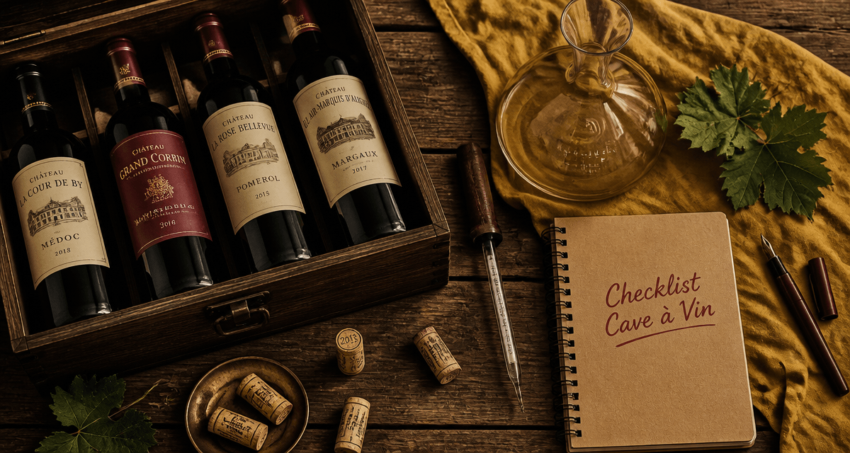 Cave a vin comment choisir accessoires checklist