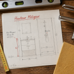 Hauteur mitigeur douche outils plan bois