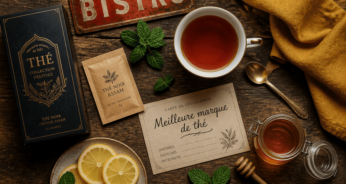 meilleur marque de thé table dégustation
