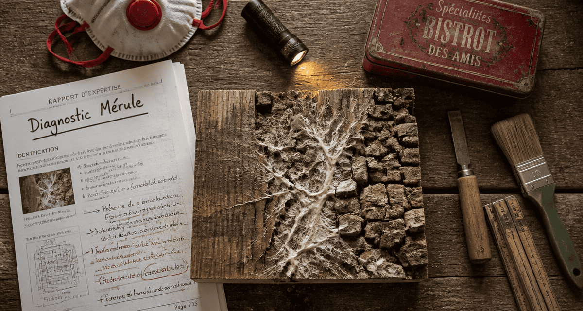 mérule loudéac sur parquet et rapport diagnostic
