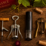 tir bouchon sur table en bois