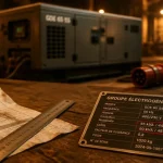 Groupe electrogene puissance : fiche nominale et crête