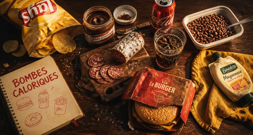 les pires aliments qui font grossir sur une table