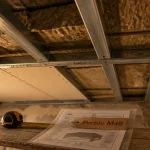 Portée maximum plafond autoportant m48, ossature M48 sur chantier