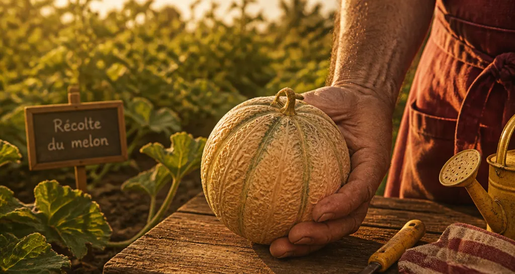 quand cueillir un melon main jardinier melon mûr
