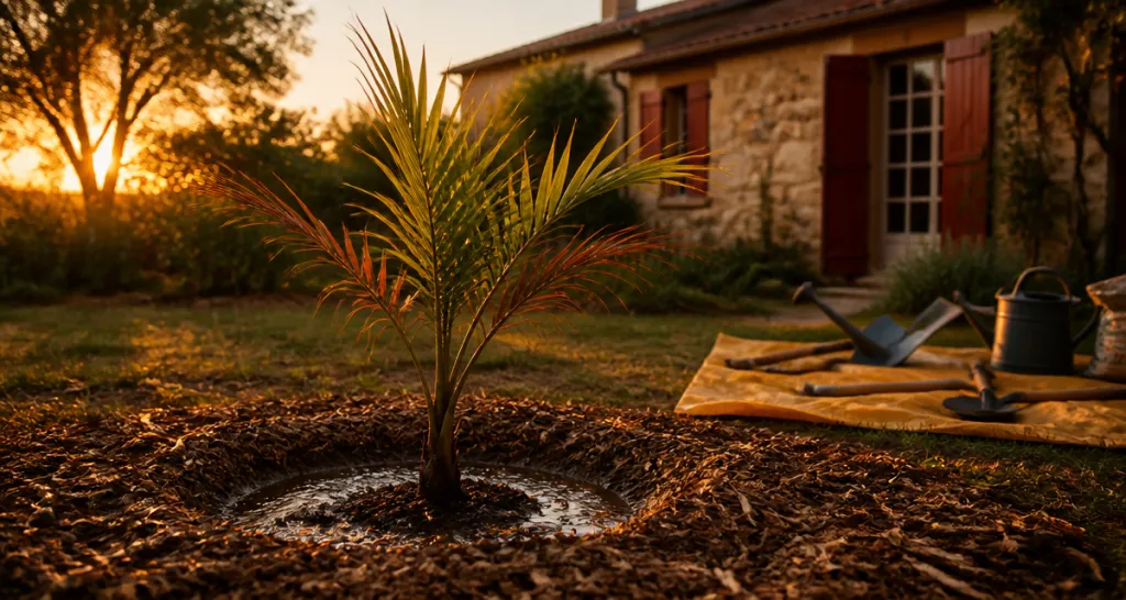 Quand planter un palmier fraîchement planté