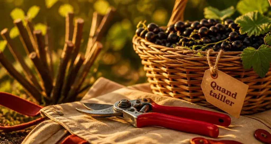 Quand tailler les cassissiers : sécateurs et cassis, jardin