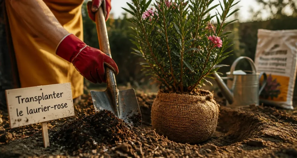 Laurier rose en pleine terre : quand transplanter et réussir la reprise