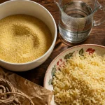 Semoule quantité par personne et ratio d’eau pour couscous