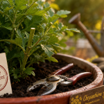 Taille chrysanthème : pincement pour floraison dense et compacte