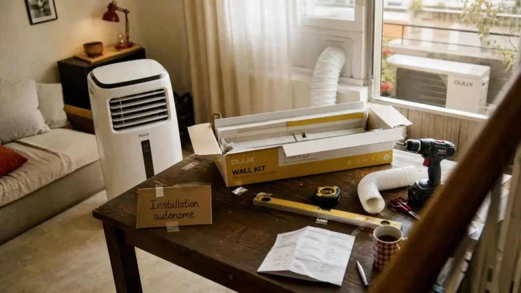 Climatiseur à installer soi même, kit prêt à poser