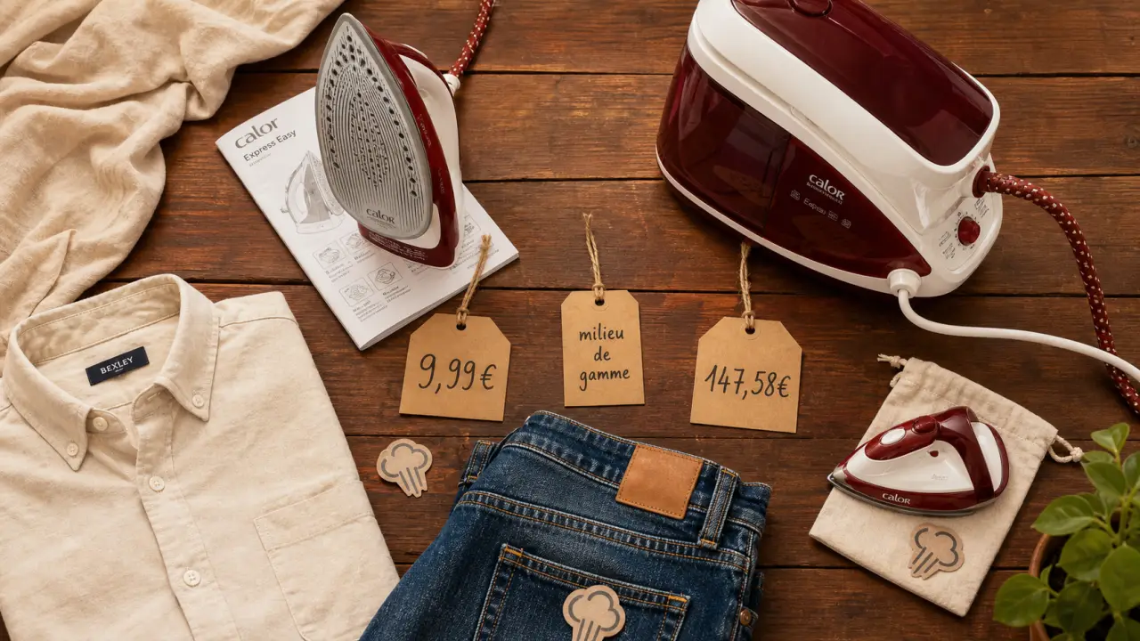 Fer à repasser prix : écart 9,99€ à 147,58€