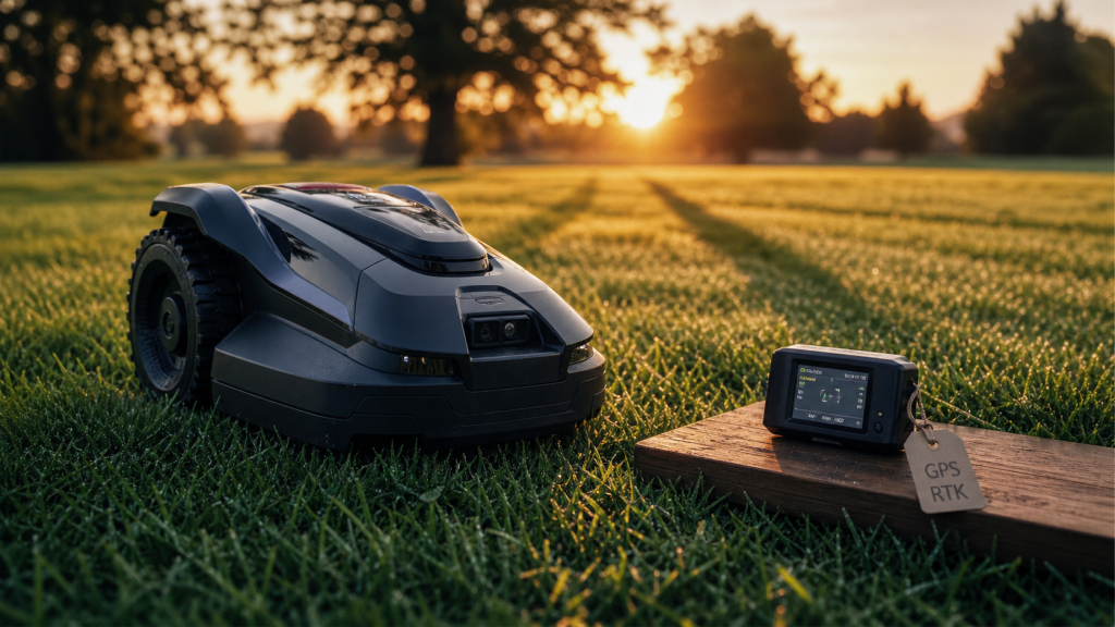 Meilleur robot tondeuse 2025 avec GPS RTK sur pelouse