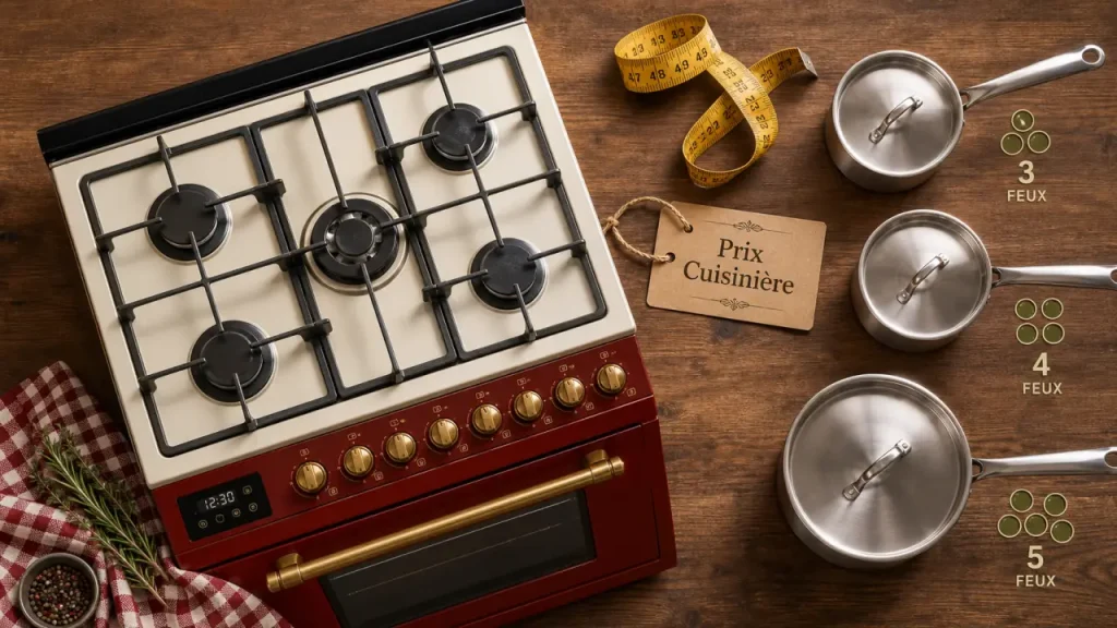 3, 4 ou 5 foyers : ce qui change vraiment le prix d&rsquo;une cuisinière