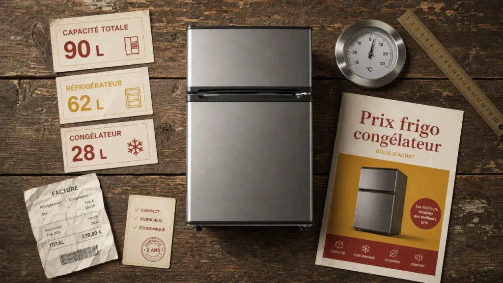 Prix d’un frigo congélateur : ce qui fait grimper la facture de 199,99€ à 759,99€
