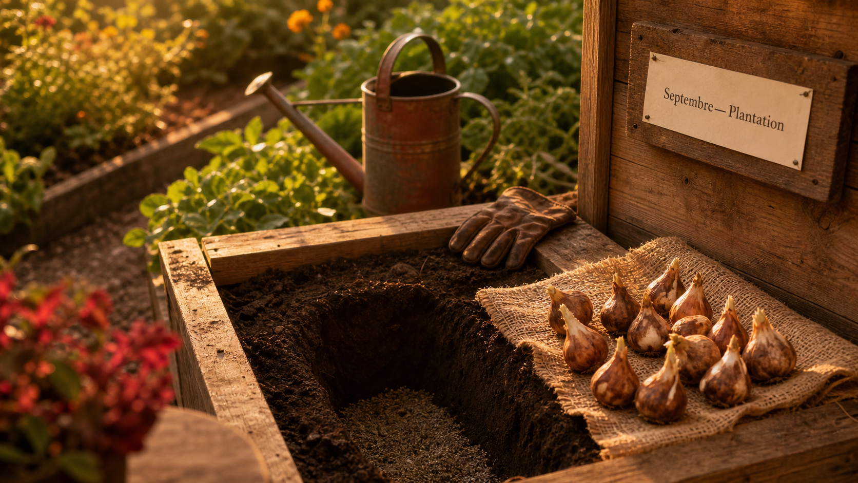 Quand planter des lys en pleine terre : bulbes de lys en potager, profondeur et automne