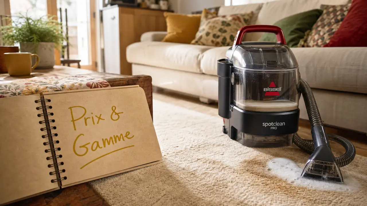 Shampouineuse prix : tapis nettoyé, comparaison 99 150 250 €