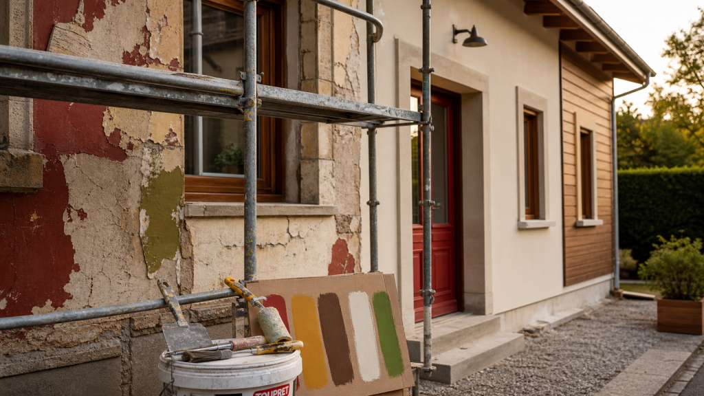 Solutions rénover ou embellir façade : peinture, bardage ou parement sur façade en rénovation