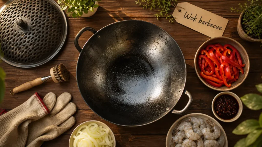 Barbecue wok : acier, fonte ou inox, le choix qui change la cuisson