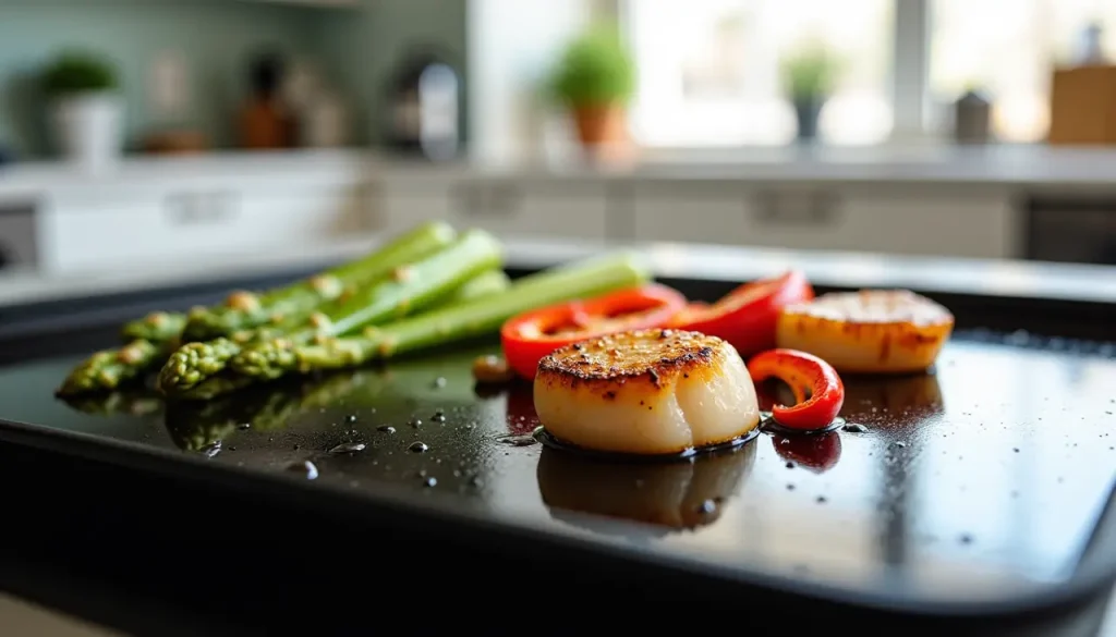 Comment réussir la cuisson haute précision sur une plancha électrique en fonte émaillée
