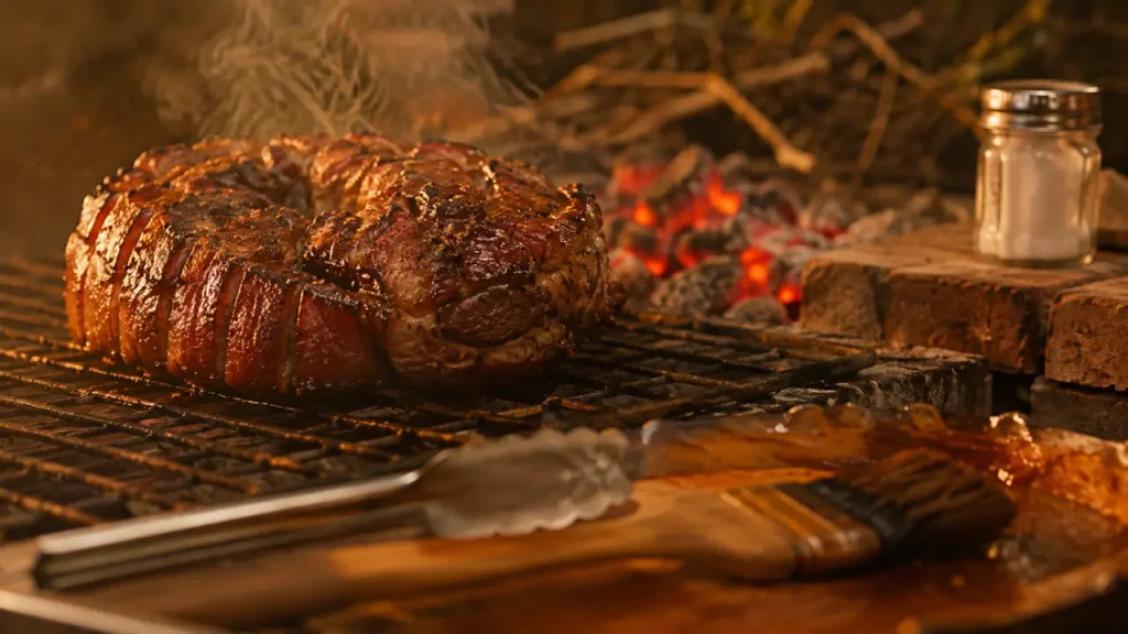 Rouelle de porc au barbecue : 70°C à cœur, marinade et cuisson douce pour éviter la viande sèche