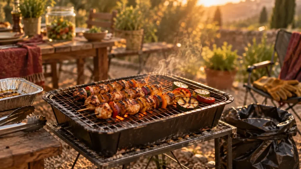 Barbecue jetable : un mauvais emplacement suffit à gâcher le repas