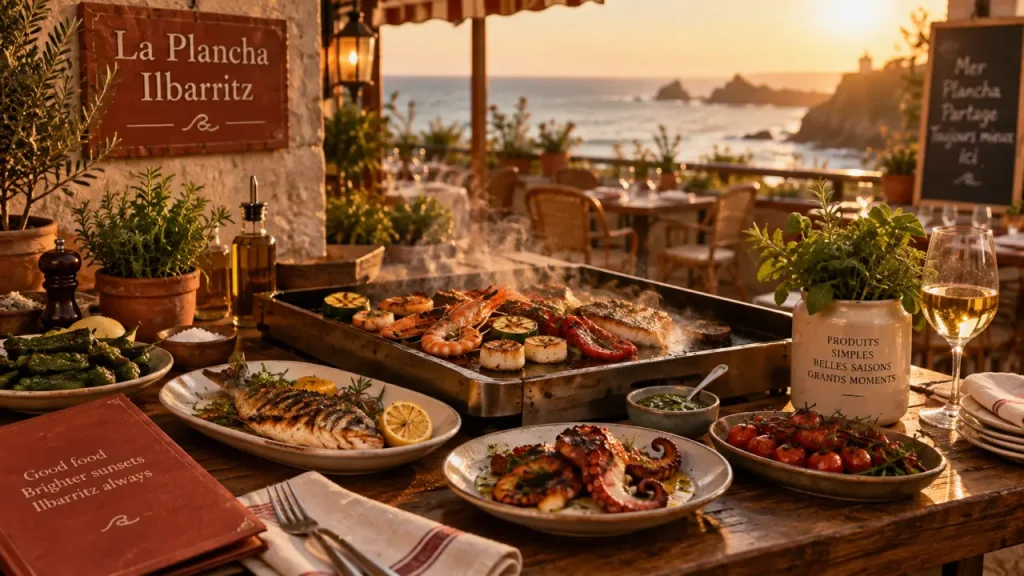 Pourquoi choisir La Plancha Ilbarritz ? Terrasse, plancha et accès PMR