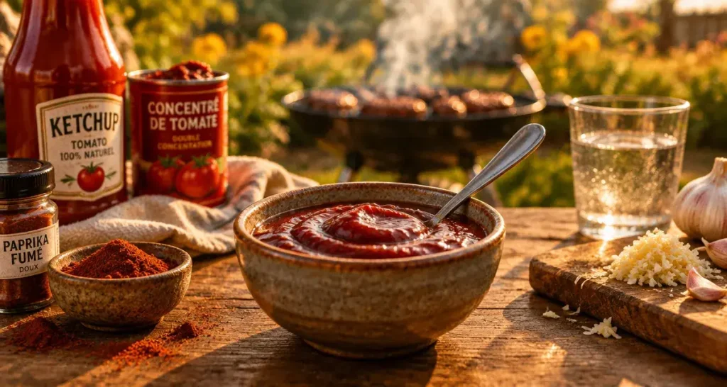Sauce barbecue maison : une sauce fumée et nappante prête en 20 minutes